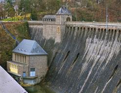 Eder Dam Gate Building