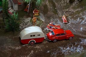 Diorama Model Train Railway