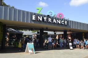 Herman Park Zoo Entrance Houston