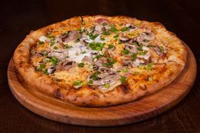 Italian hot pizza