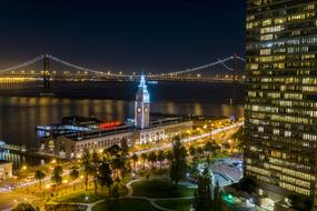 Ferry Building San Francisco Night