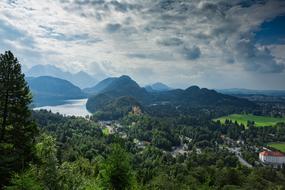 Mountains Neuschwanstein Castle