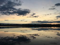 Water Sunset Panoramic