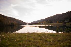 Cantal Lake Reflection