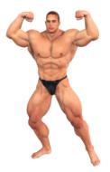 man muscles fitness studio sixpack