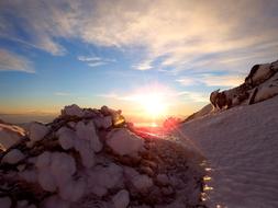 Mountains The Foot Of Volcano