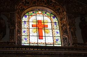 Cross Stained Glass