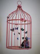 Cage Art butterfly