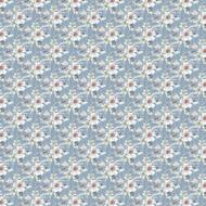 vintage blue floral background