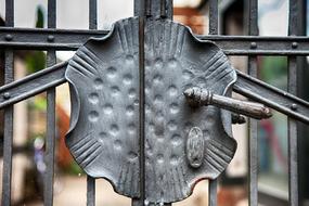 Fence Iron Grid ornament