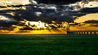 Nature Panoramic Sunset