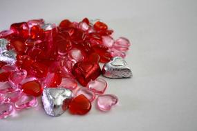 red precious stones
