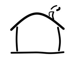 house drawing symbol icon