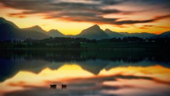 Sunset Dawn Waters