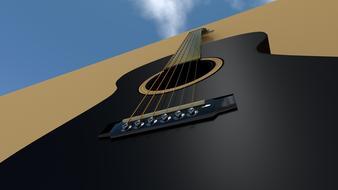 guitar sky musical instrument