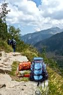 Backpack Equipment Mountains