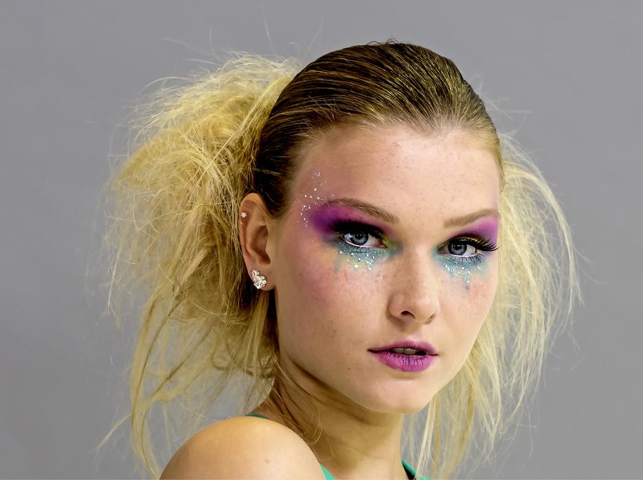 girl makeup is beautiful