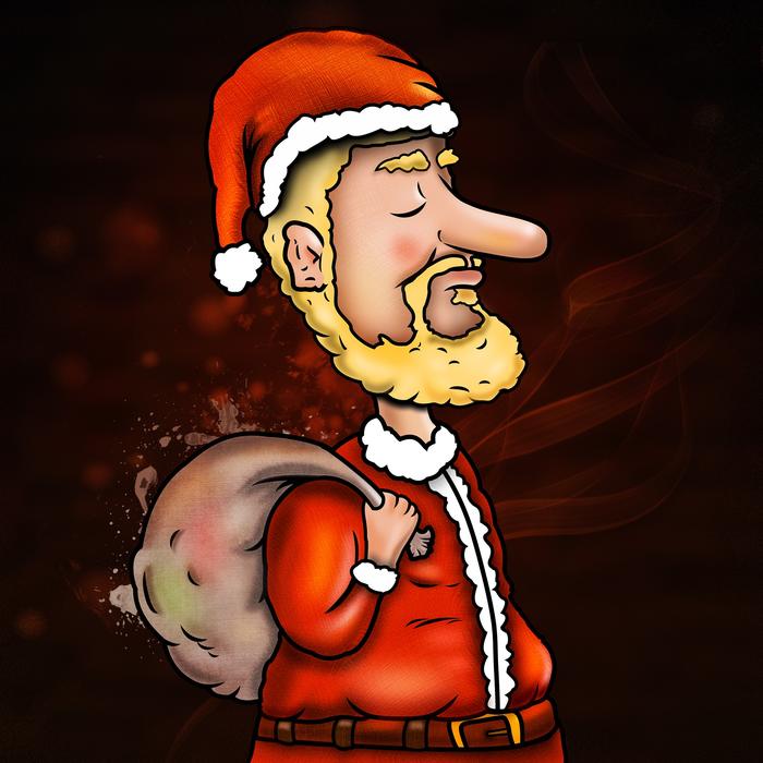 drawing of santa claus adult