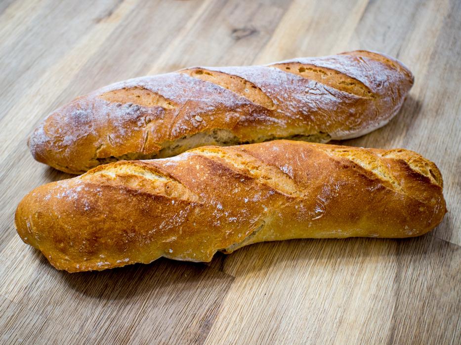 crusty bread breakfast