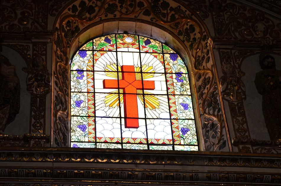 Cross Stained Glass