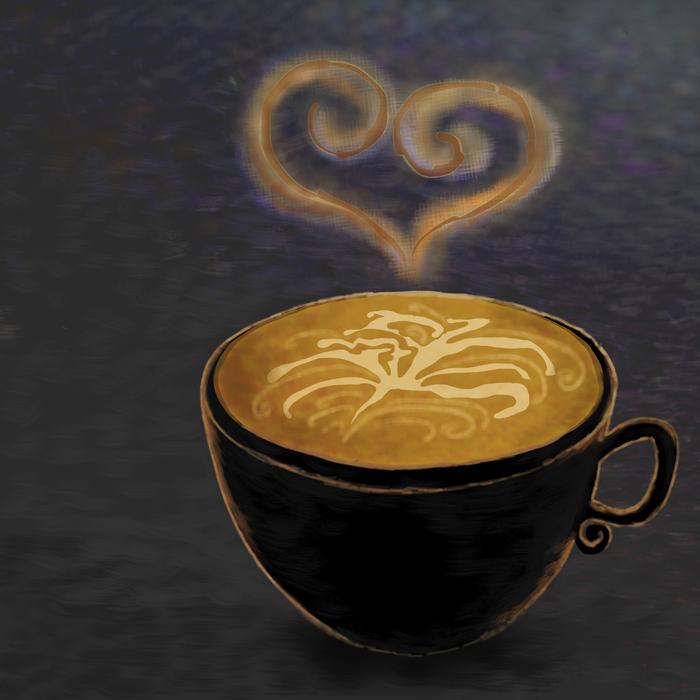 coffee mug with pattern