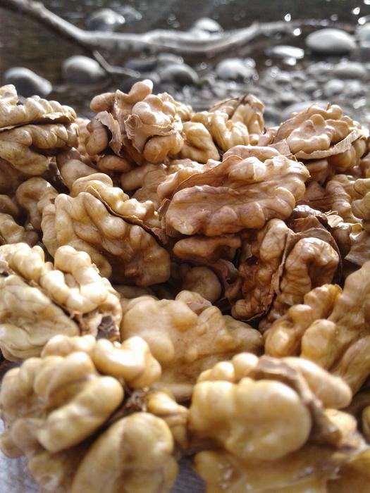 peeled tasty nuts