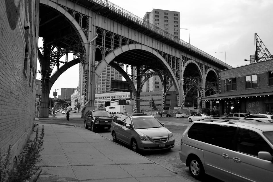 Bridge Harlem Ny Black And