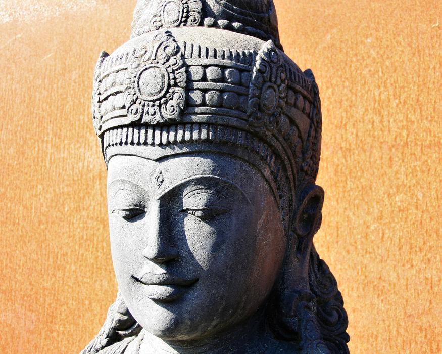 Zen Buddha Stone Faces