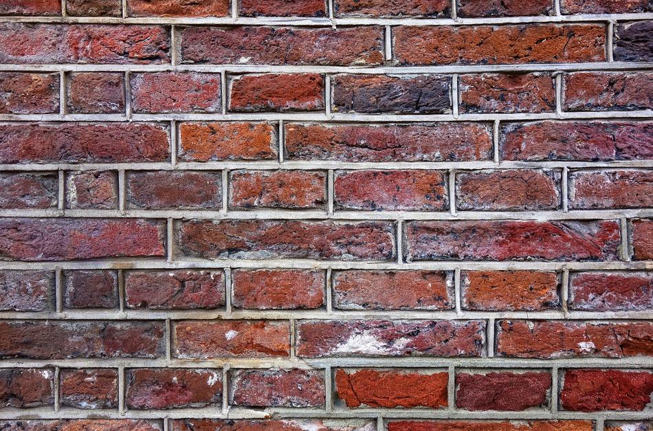 Brick Wall Red
