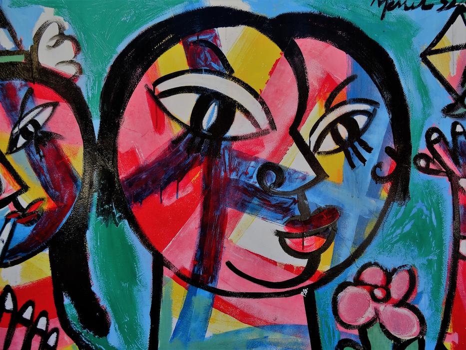 drawing art colored art beautifully