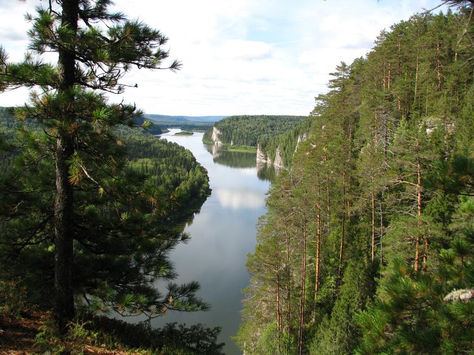 The Vishera River Height Rocks