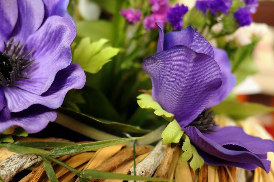 Flower Plant Silk Art