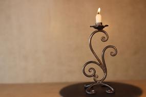 Candlestick Steel Iron