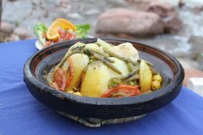 boiled vegetables on a plate