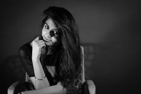 girl at Black Darkroom