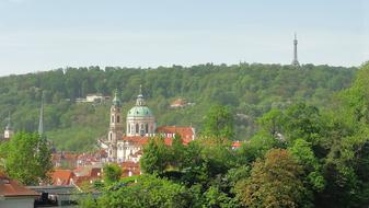 Panorama Prague Czechia