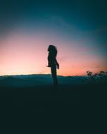 Sunset Silhouette Dawn