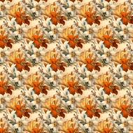 vintage floral decorative background