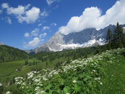 Dachstein View Mountains