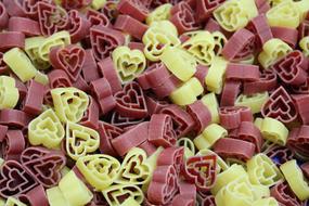 colored dry candy