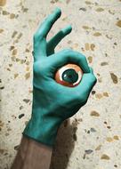Hand Sand Sea