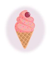 ice cream store sign