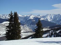 Mountains Panorama Ski