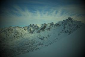 Buried Top View Polish Tatras