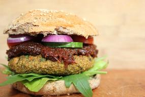fresh tasty burger