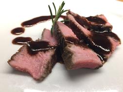 Meat steak is delicious