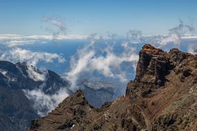 high cliffs landscape