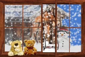 Landscape Winter Window