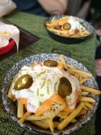 Cheese snack with potatoes