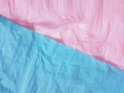 Pink Blue Paper